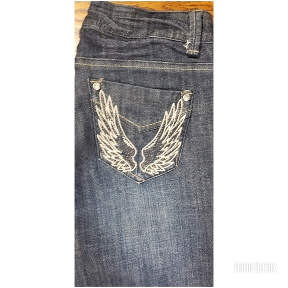 XXI Premium Denim Bell bottom Jeans pant size 28 - Picture 5 of 6